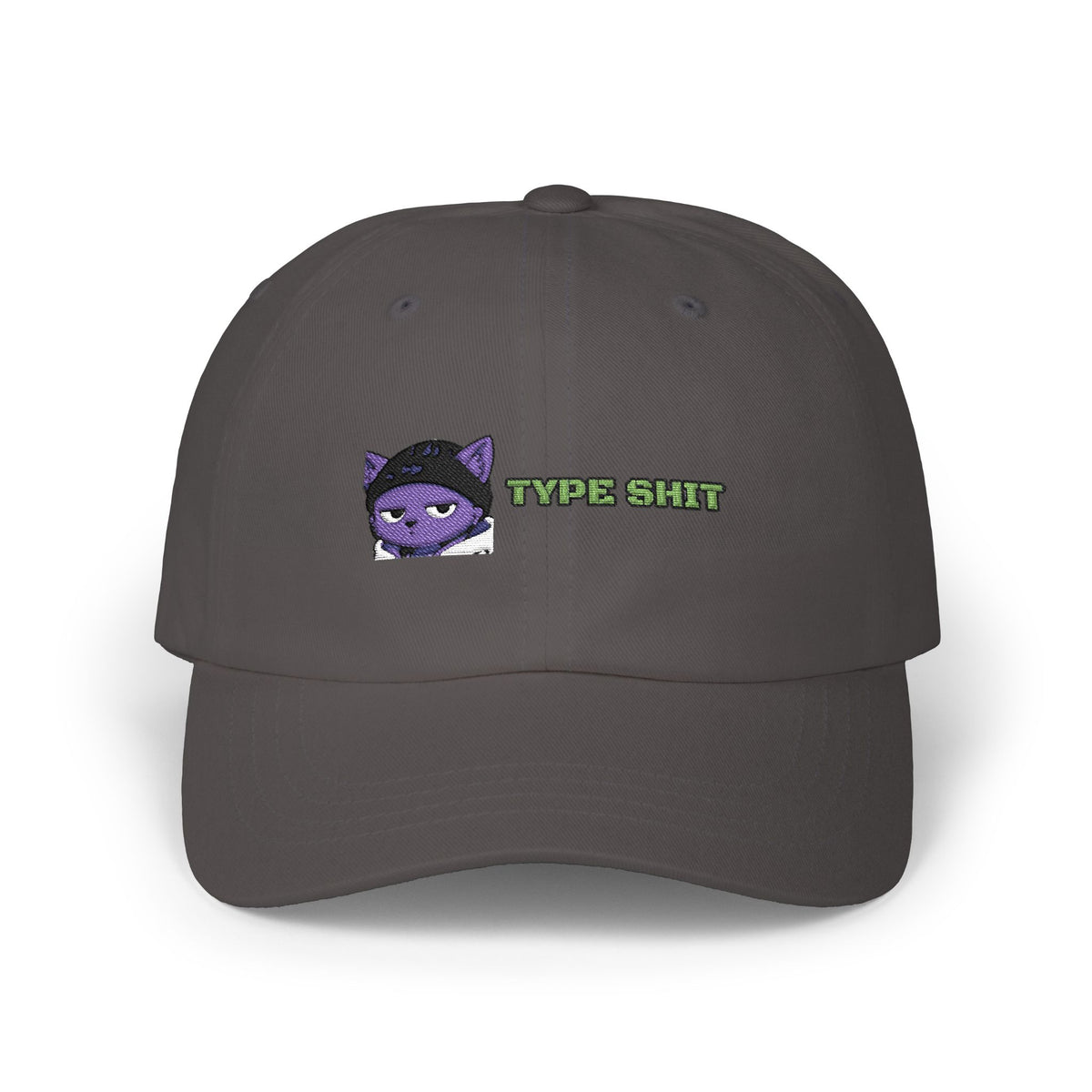 Type Shit Dad Hat | Slate | Rare